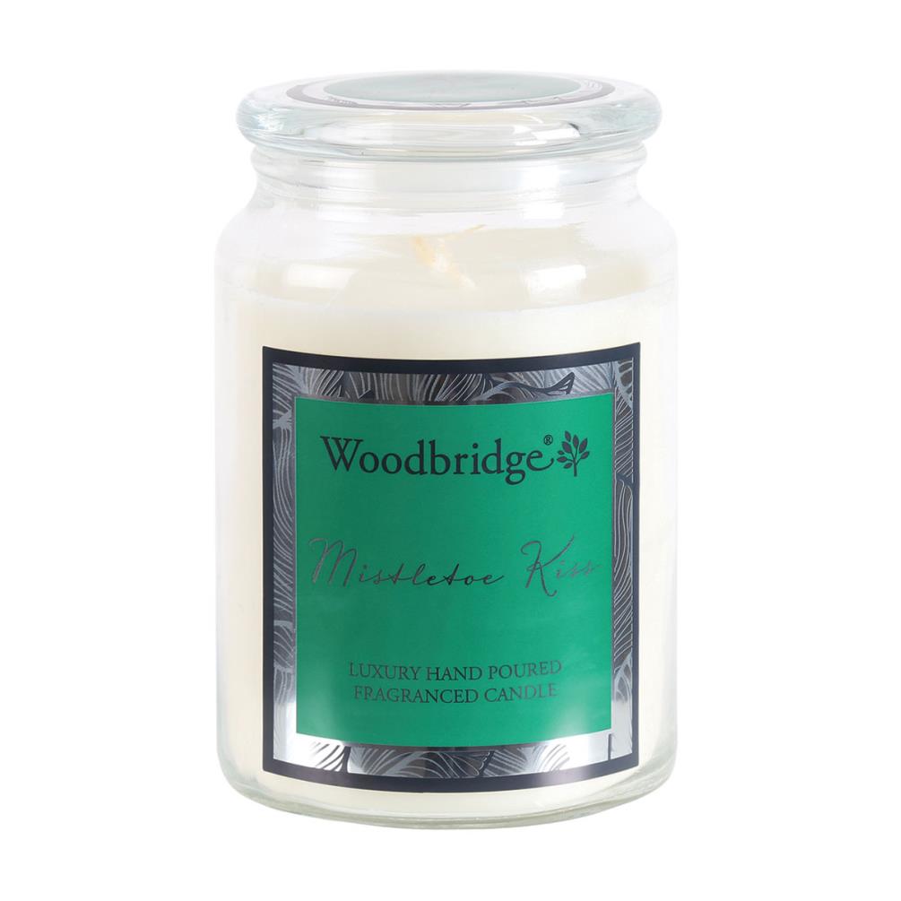 Woodbridge Mistletoe Kiss Large Jar Candle £9.89